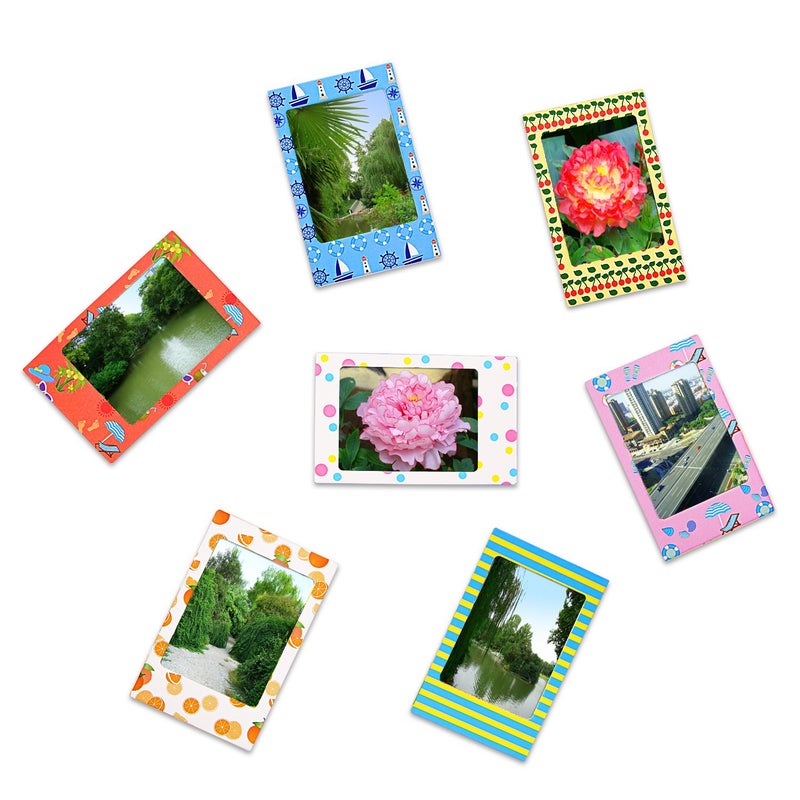 Sunmns 6 in 1 Colorful Bundle Kit Accessories Compatible with Fujifilm Instax Mini 12 11 9 8 90 70 Camera, Accessory Include Film Sticker, Desk Frames, Hanging Frame - Image 3